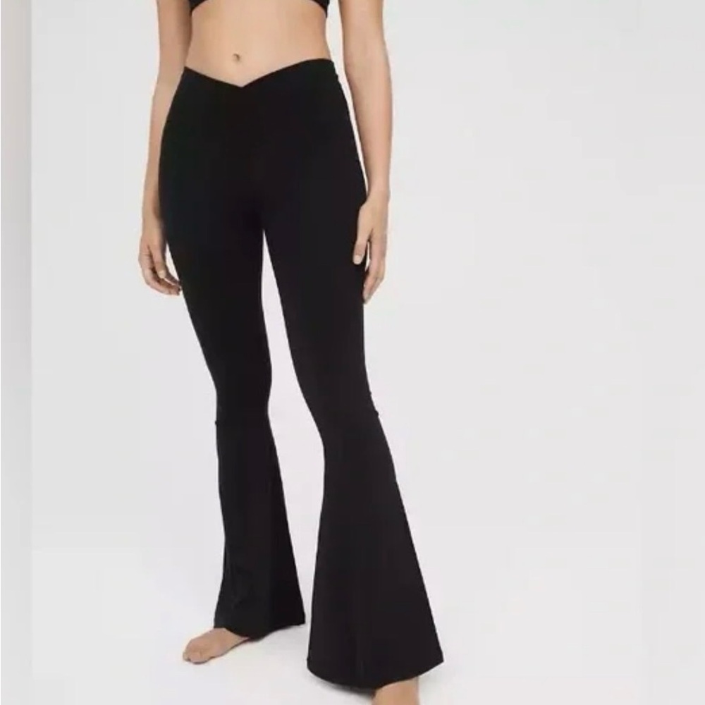 aerie super flare leggings
